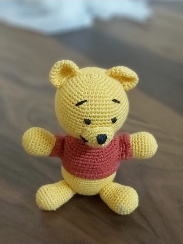 Amigurimi Ayı Winnie 20x20 cm Altı (Kargo Ücretsiz)…