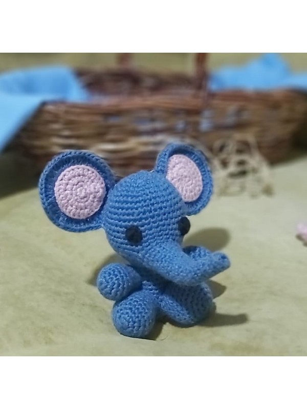 Amigurimi Fil 20x20 cm Altı (Kargo Ücretsiz)…
